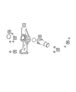 68444751AA - Cooling: Hex Flange Head Bolt for Mopar Image