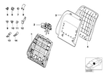 52108261641 - : Clip, Trim Panel, Top for BMW Image