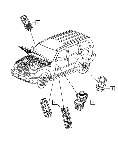 Switches for 2014 Jeep Patriot #2