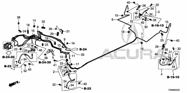 Brake Lines for 2013 Acura ILX #0