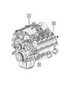 R8266873AA - 5.7L Gas; Engine: Long Block Engine, Remanufactured for Mopar Image