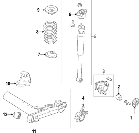 Rear Suspension for 2019 Ford Fiesta #0