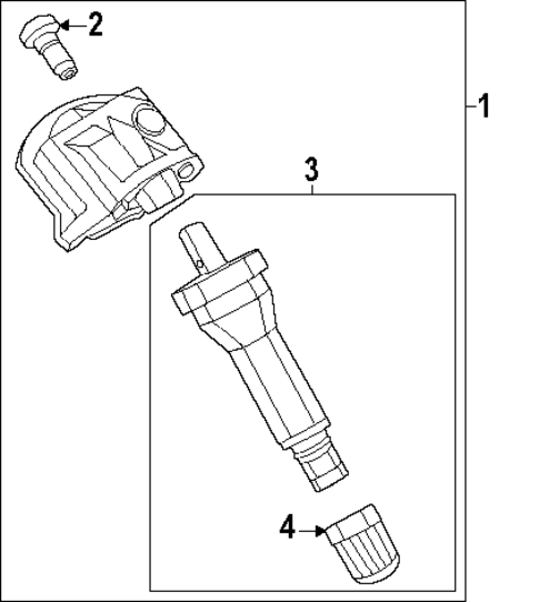 Tire Pressure Monitor Components for 2025 Hyundai Ioniq 6 #0