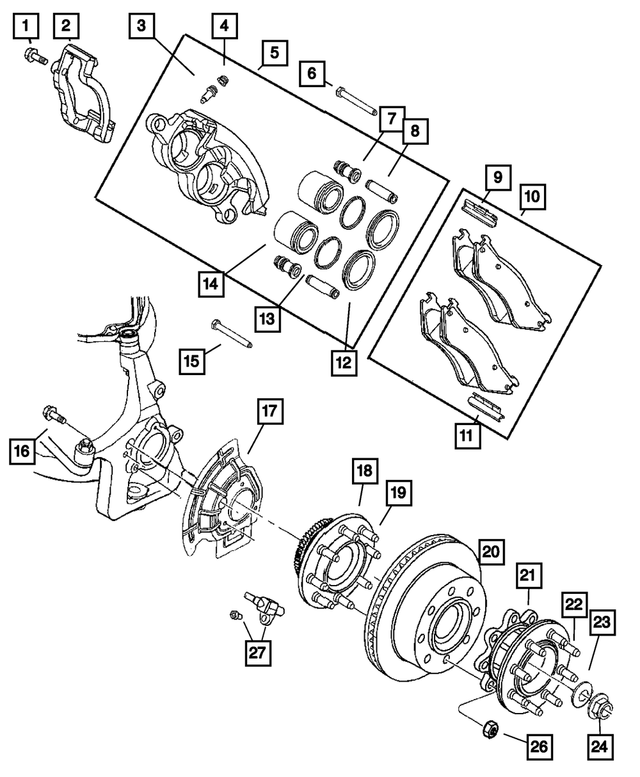 5143401AA - Service Brakes: Brake Bleeder Screw for Mopar Image image