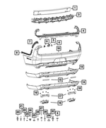 6101981 - Frame, Bumper and Fascia: Screw for Mopar Image
