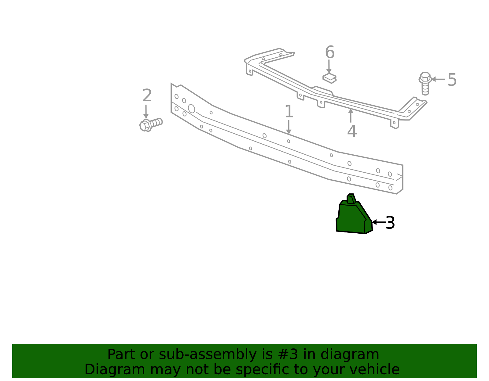 Front Bumper Fascia Energy Absorber 22976852 | Capital Chevy Parts
