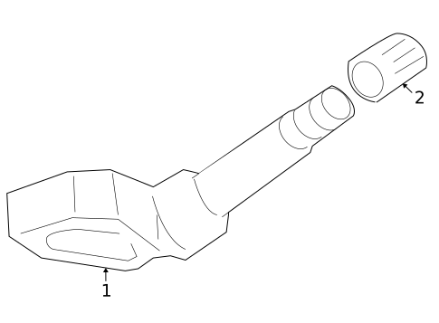 Tire Pressure Monitor Components for 2010 Chevrolet Cobalt #0