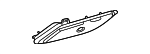 976807951OK1 - Body: Bumper Cover Heat Shield for Porsche Image