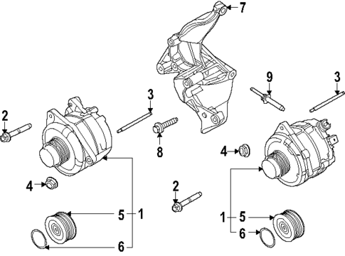 Alternator for 2025 Ford Transit-250 #0