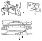 ZZM151270 - Electrical: License Lamp for Mazda: B2300, B3000, B4000 Image
