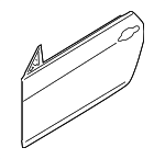 41515A2A377 - Body: Door Shell for BMW: 1 Series M, 128i, 135i, 135is Image