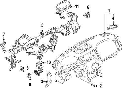 Instrument Panel for 2025 Nissan Armada #0