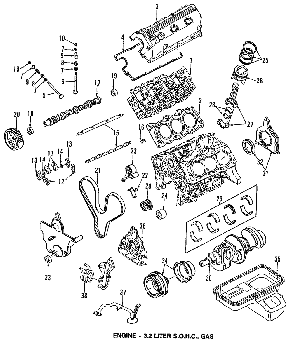 1992-1997 Isuzu Rocker Shaft 8972250810 | Isuzu Parts Center
