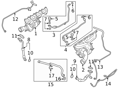 Turbocharger & Components for 2012 Porsche Panamera #0