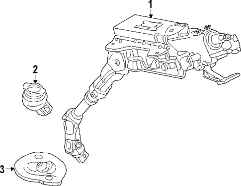 Steering Column Assembly for 2025 Ford E-Transit #0
