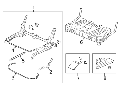 Tracks & Components for 2014 Honda Pilot #5