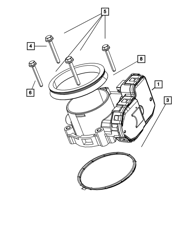 6508671AA - Fuel: Hex Screw And Washer for Mopar Image image
