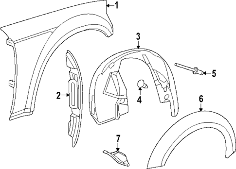 Fender & Components for 2014 Dodge Challenger #0