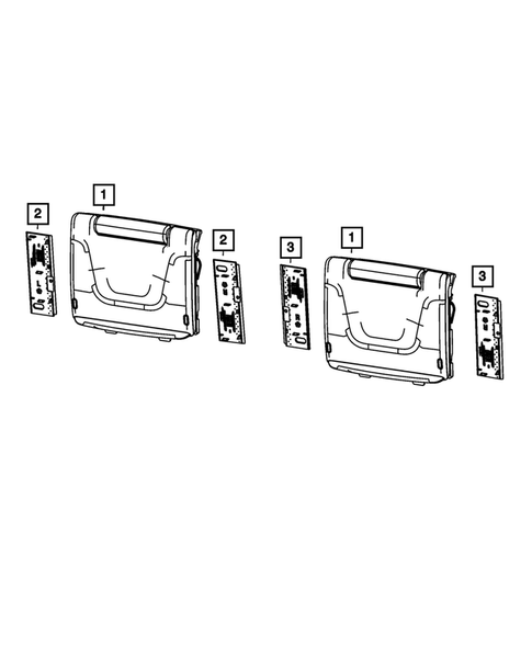Radio, Antenna, Speakers, DVD, and Video systems for 2023 Chrysler Pacifica #11