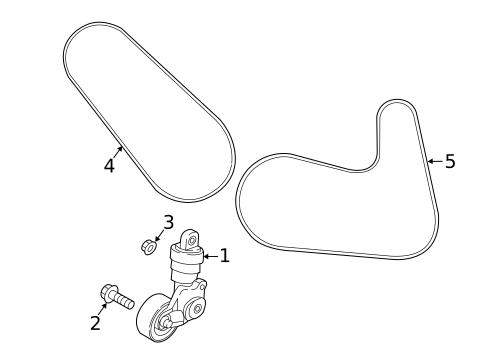 Belts & Pulleys for 2014 Mazda CX-5 #1