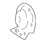 3W1Z19B666AA - HVAC: Insulator for Lincoln: Town Car Image