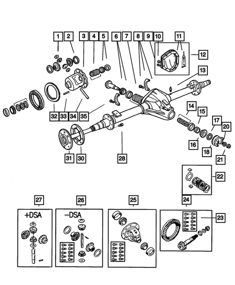 Differential and Housing for 2002 Dodge Ram 2500 #3