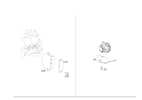 Engine Attachment Parts for 2021 Mercedes-Benz AMG GT C #0