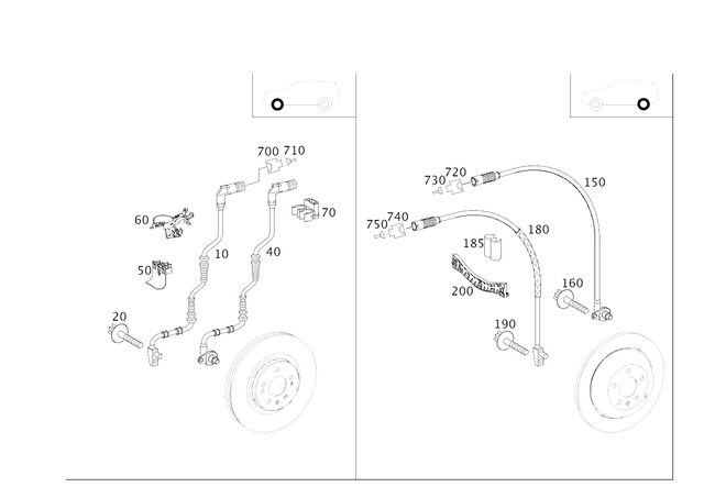 251440150764 - Electrical Equipment and Instruments: Wiring Harness for Mercedes-Benz: R320, R350, R500 Image image