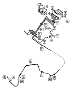 6508720AA - Brakes: Brake Tube Clip for Mopar Image