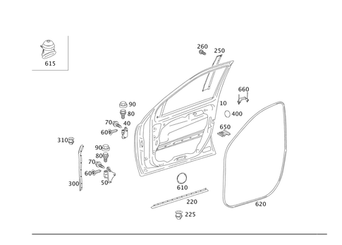 Front Doors for 2011 Mercedes-Benz GL550 #0