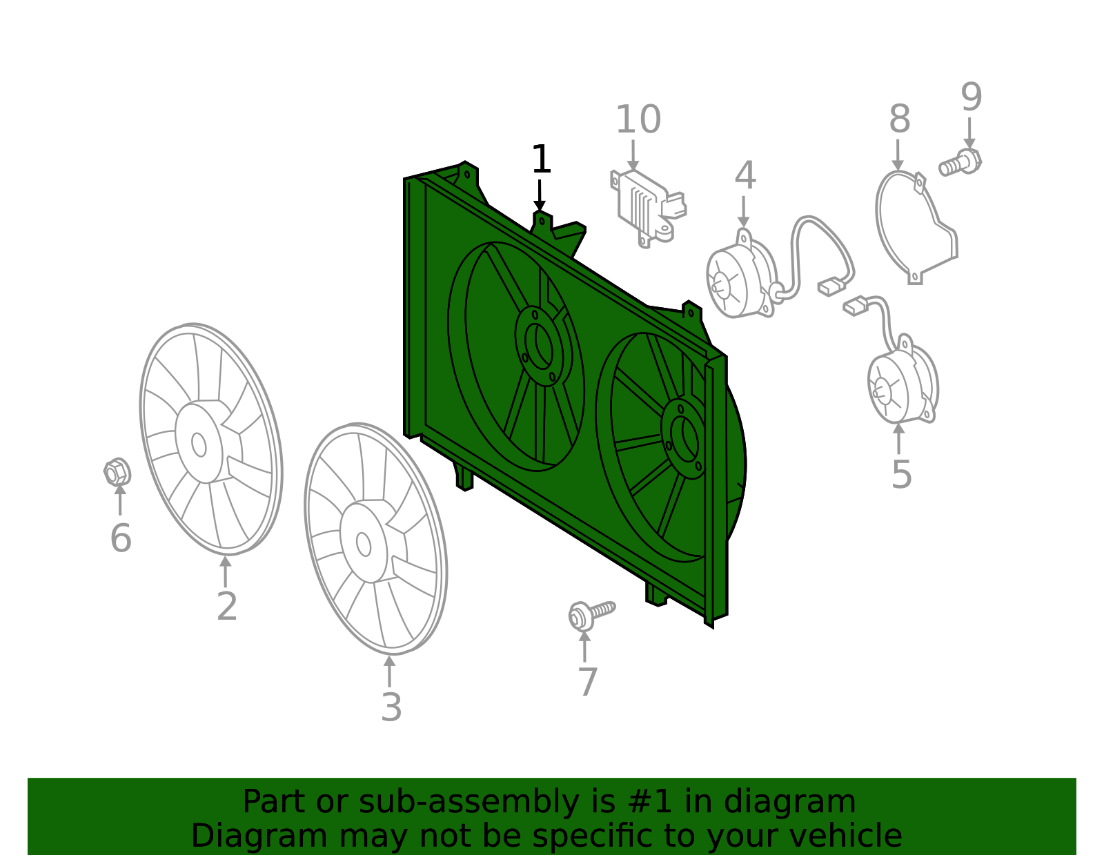 Engine Cooling Fan Shroud 16711-0V110 | OEM Parts Online