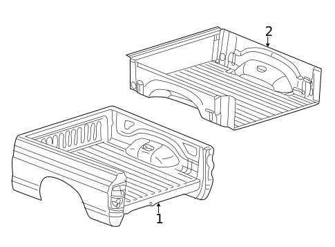 Box Assembly for 2004 Dodge Ram 1500 #1
