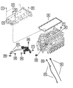 6509056AA - 8.4L Gas; Engine: Hex Head Bolt, Mounting for Mopar Image
