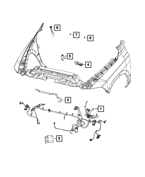 Wiring-Headlamp to Dash for 2019 Ram 1500 Classic #1