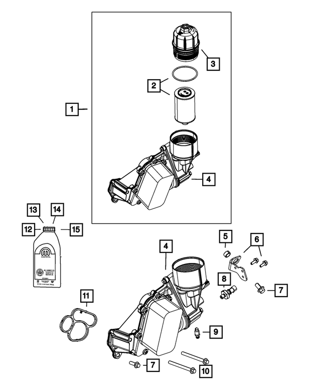 68231020GC - : 5w40 Engine Oil, Export for Mopar Image
