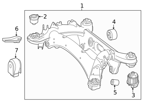 Suspension Mounting for 2022 Mercedes-Benz CLS 450 #0