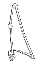 888103F500LK - Electrical: Belt &amp; Retractor for Kia: Amanti Image