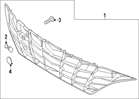 Grille for 2022 Hyundai Elantra N #0