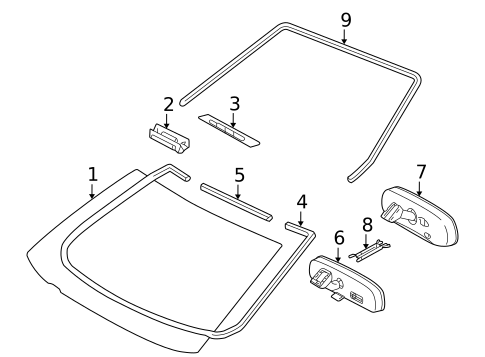 Reveal Moldings for 2005 Toyota Prius #0