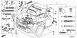 32110PZDA61 - Engine: WIRE HARNESS, ENGINE for Honda Image