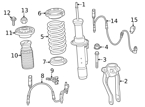 Struts & Components for 2023 BMW M850i xDrive Gran Coupe #0
