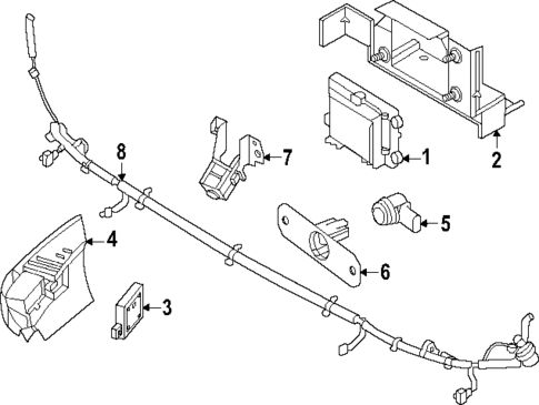 Electrical Components for 2025 INFINITI QX80 #1