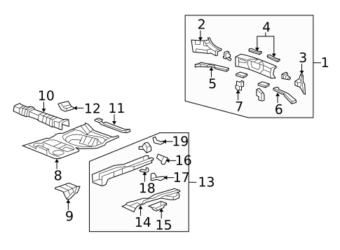 Rear Body for 2009 Acura RDX #0