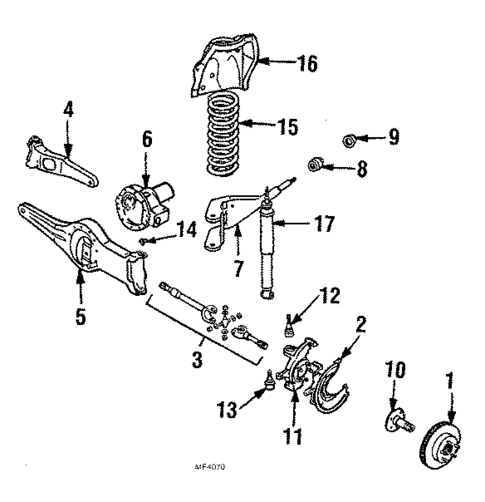 Suspension Components for 1986 Ford Bronco II #0