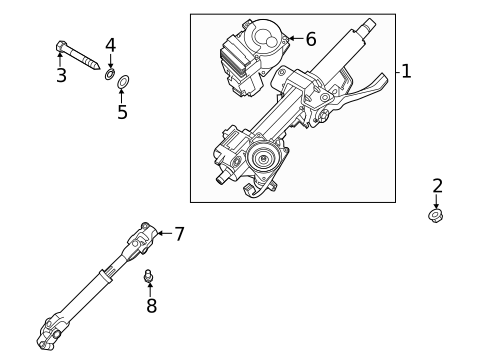 Steering Column Assembly for 2025 Hyundai Sonata #0