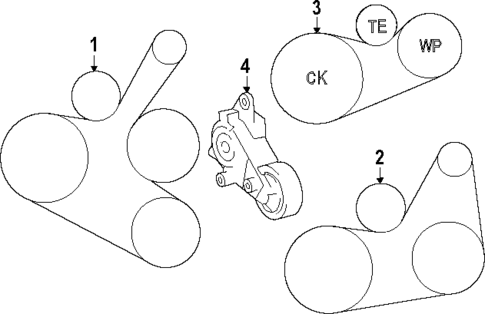 Belts & Pulleys for 2025 Toyota 4Runner #0