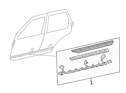Exterior Trim - Pillars for 1999 INFINITI QX4 #0