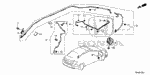 91533TR0003 - Electrical/Exhaust/Heater/Fuel: CLIP, CONNECTOR (RIB) for Honda Image