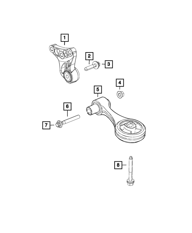 6510939AA - : Hex Head Bolt for Mopar Image