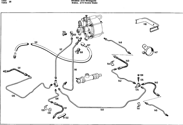 121420052626 - : Brake Line for Mercedes-Benz Image